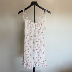 OMi + Studio Mylie Scarf Print Floral Mini Dress Boho Size Small NEW